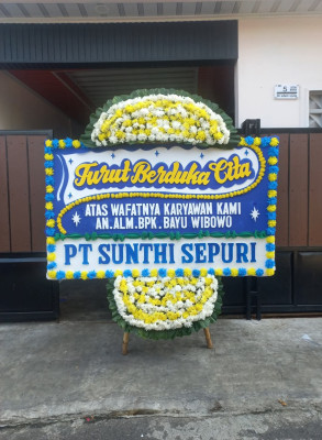 Papan Bunga Duka di Kalodran